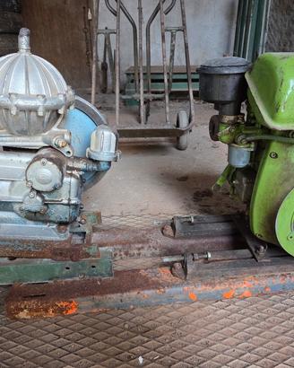 pompa acqua con motore a scoppio