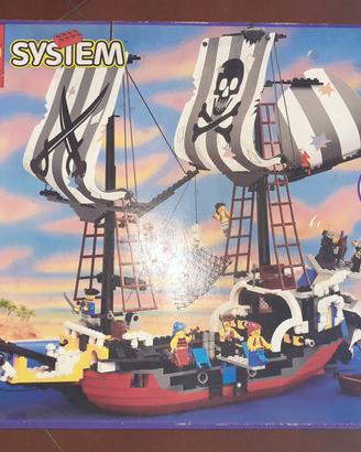 Lego galeone pirata 6289 scatola e divisori int