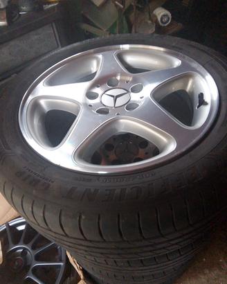 cerchione e gomme per Mercedes da 16