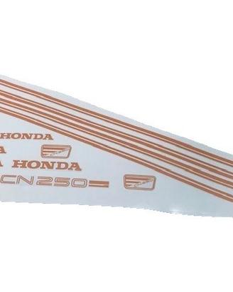 KIT ADESIVI HONDA CN 250 COLORE SALMONE AUFKLEBER 