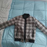 Giacca uomo invernale X Feel a quadri Verde