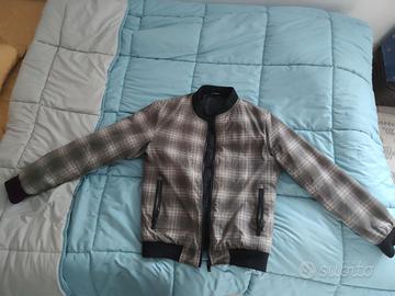 Giacca uomo invernale X Feel a quadri Verde