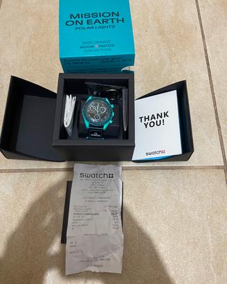 Swatch MoonSwatch Mission on Earth Polar Lights