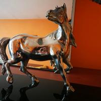 lampada vintage con cavallo 