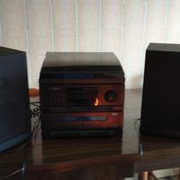 Thomson sistema musicale con piastra e giradischi