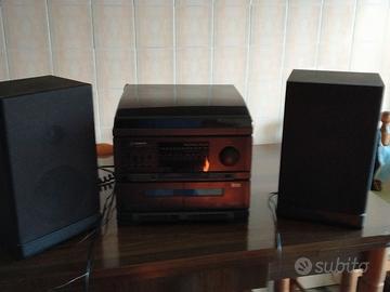 Thomson sistema musicale con piastra e giradischi