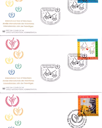 FRANCOBOLLI NAZIONI UNITE - BUSTE FDC
