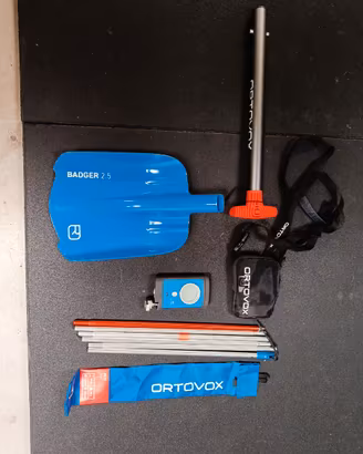 Kit valanga completo ORTOVOX (pala, sonda, Artva)