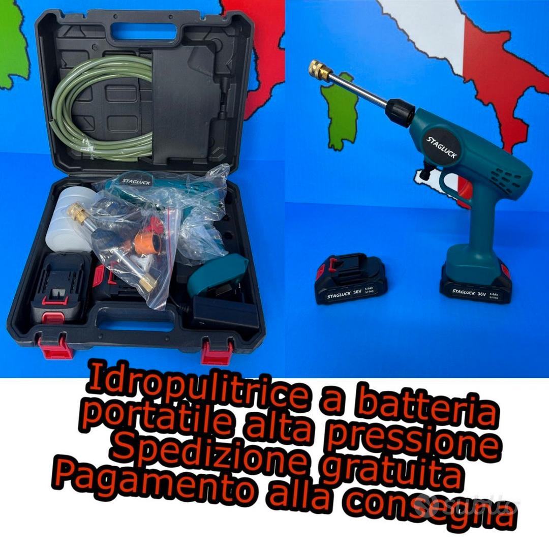 Idropulitrice a batteria portatile alta pressione - Giardino e Fai da te In  vendita a Torino