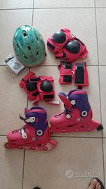 set pattinaggio bambina