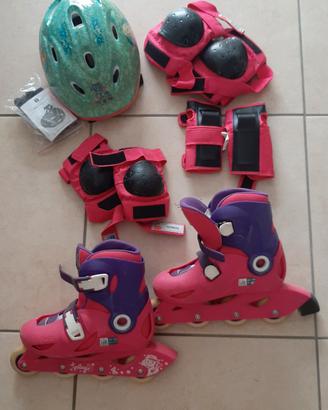 set pattinaggio bambina