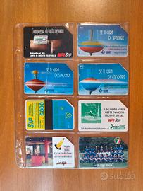 Lotto di 8 schede telefoniche da telefoniche Rare