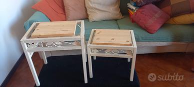 set tavolini multiuso
