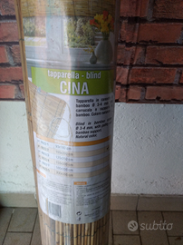 Tapparella/tenda in canne di bamboo