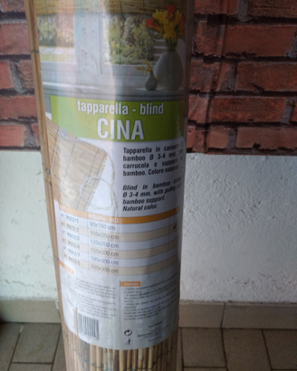Tapparella/tenda in canne di bamboo