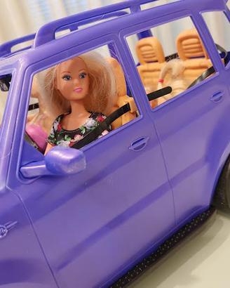 BARBIE + VEICOLO SUV VIOLA