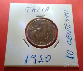 Italia 10 centesimi 1920