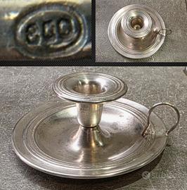 bugia candelabro argento,si spedizione 