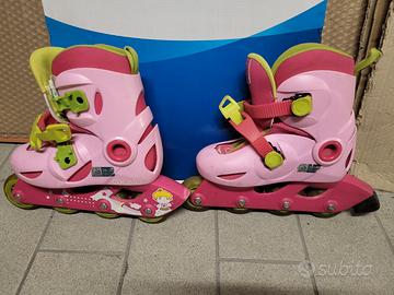 Roller bambina con protezioni
