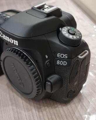 Canon EOS 80D (Solo Corpo) - NUOVA, 0 SCATTI