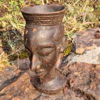 ANTICA COPPA AFRICANA  IN LEGNO