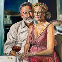 Roberto Cafarotti “Il Pesce Rosso” 70x50 cm