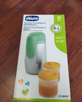 Thermos Chicco Con due Contenitori