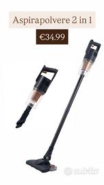 Aspirapolvere 2 in 1