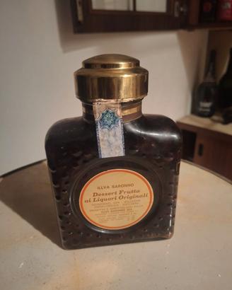 Bottiglia vintage illva Saronno liquore