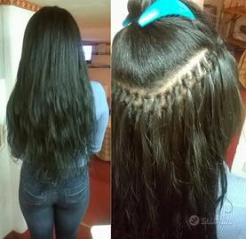 Extension di capelli naturali