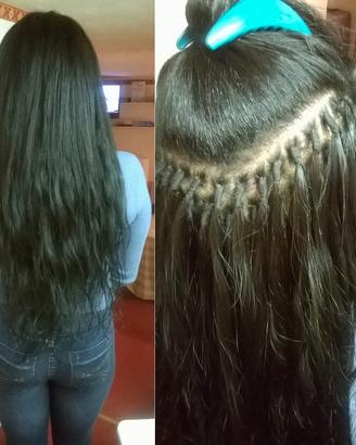 Extension di capelli naturali