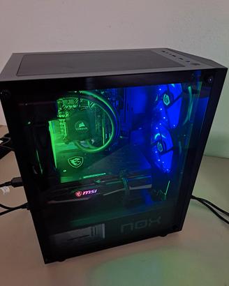 PC fisso gaming i5 11400, 16gb, RX6600XT