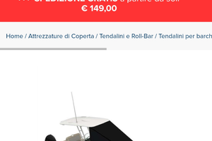 Tendalino per prendisole