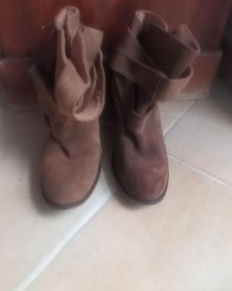 Stivaletto Zara Basic n. 36 marrone chiaro