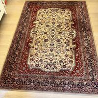 Tappeto Vintage in Lana Belga di Stile Orientale