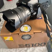 Nikon D5100 ob 70-300 flash