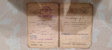 vespa 125 tre marce faro basso anno 1953