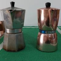 Set 2 Caffettiere/Moka 6-8 tazze Vintage