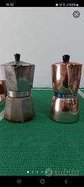 Set 2 Caffettiere/Moka 6-8 tazze Vintage