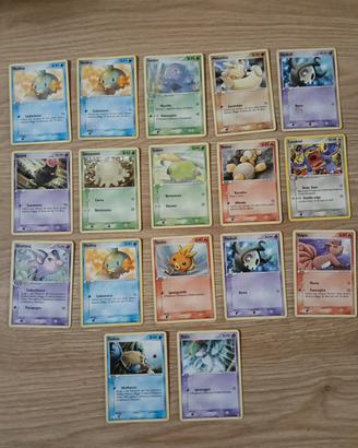 Lotto 17 carte Pokemon ex Smeraldo 