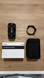 Sigma 18-35mm F1.8 DC (Condizioni perfette)