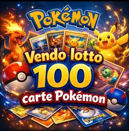 100 carte Pokemon 