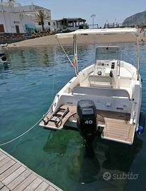 Terminal boat 18 con motore mercury 40cv 4 tempi