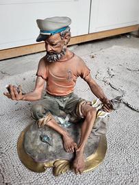 Statuina pescatore/marinaio vintage stile