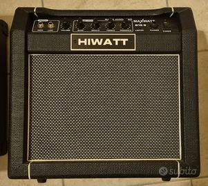 Amplificatore per chitarra o basso Hiwatt.