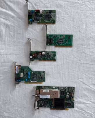Lotto Schede PCI / AGP Vintage Retrogaming