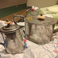  Antico Teiera e Lattiera Sheffield - Lee & Wigful