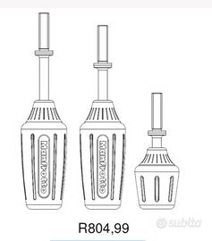 Manfrotto set ricambio manopole