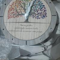 orologio Albero colore+ scatola di latta