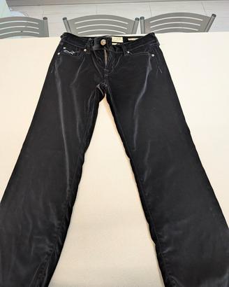 Pantaloni Jacob Cohën lusso velluto nero donna